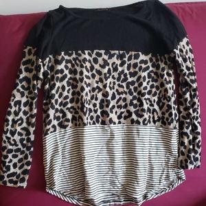 Dry Goods patterned long sleeve top
